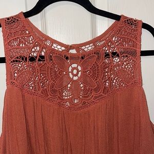 Orange Long Sleeve Dress